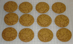 Ginger Crinkle cookies.